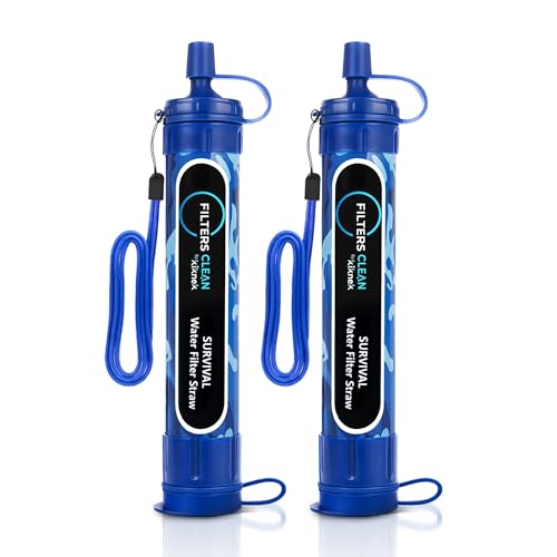 Filters Clean Survival Water Filter Straw (2 Count)