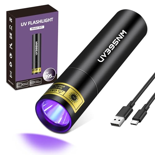 UV Flashlight Black Lights Wood’s Lamp Powerful Mini Portable