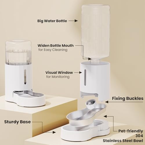 Automatic 8L Dog and Cat Water Dispenser Gravity Waterer