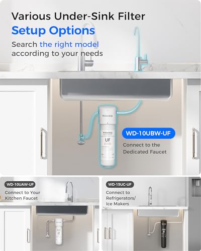 10UBW UF 0.01 μm Ultra Filtration Under Sink Water Filter System