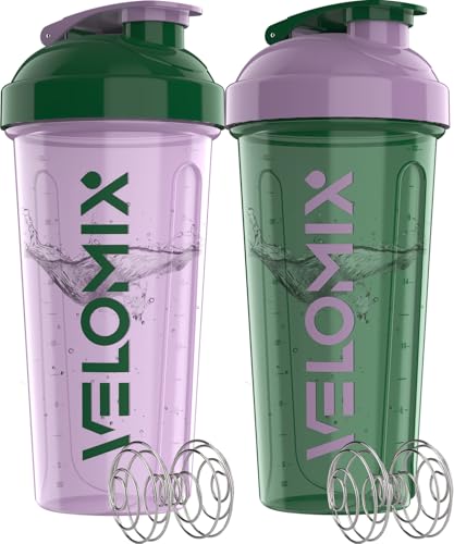 2 Pack 28oz Protein Shaker Bottle for Protein Mixes (2 Count)