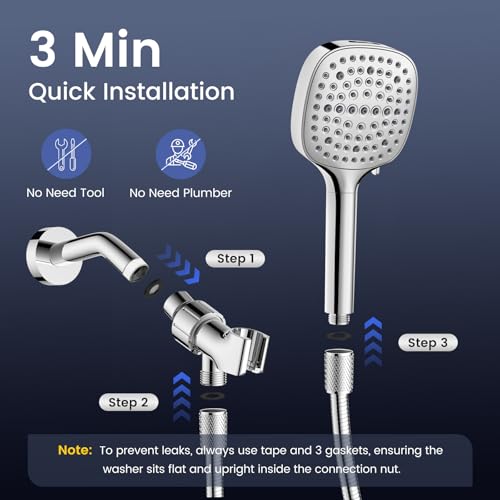 Filtered Shower Head with Handheld