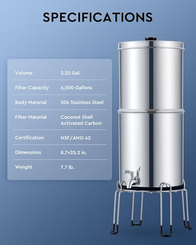 Gravity Fed Water Filter System (115 Count)