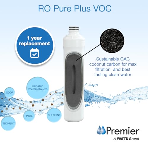 WP105381 VOC Filter RO Pure Plus Reverse Osmosis Water Filter Replacement Kit