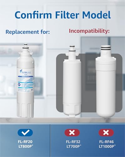ADQ73613401 Water Filter and LT120F Air Filter (6 Count)