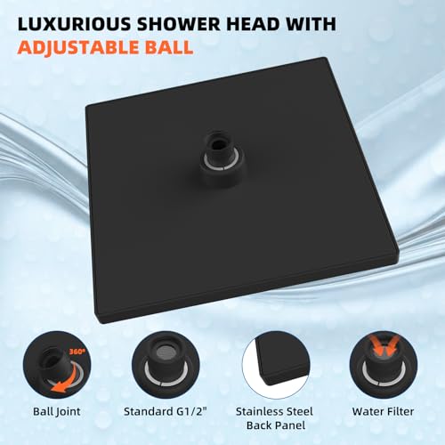 cUPC Certified High Pressure 12'' Shower Head