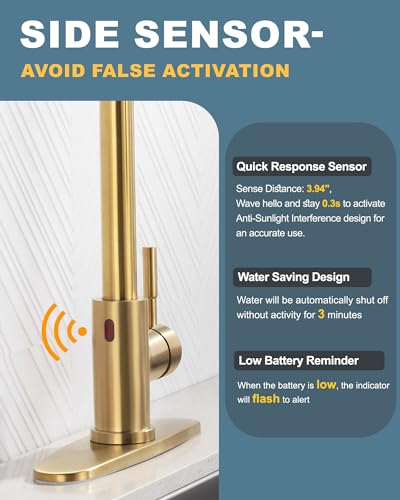 Touchless Kitchen Faucet Stainless Steel