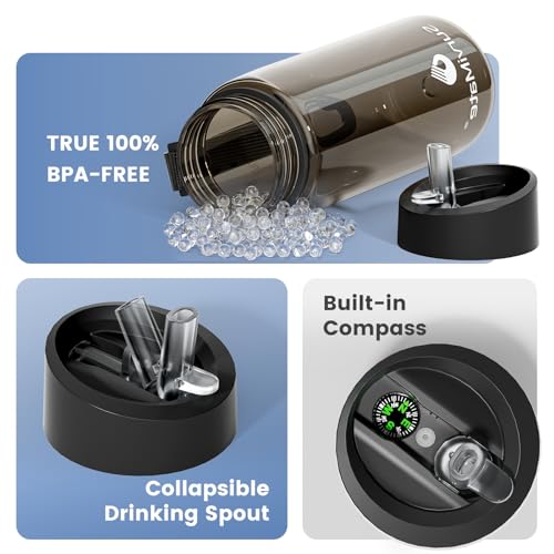 Purified Water Bottle for Camping