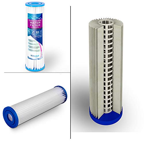 10 Inches European Design Transparent Standard Whole House Water Filter System with Presser Relief Valve