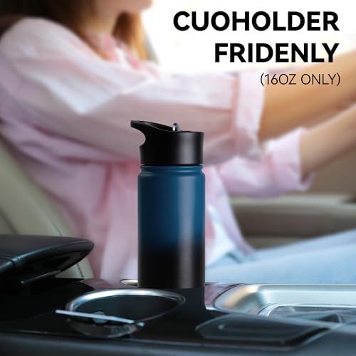 16 oz Insulated Water Bottle for School