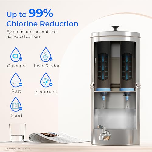 TK AD Alkaline Gravity Water Filter System