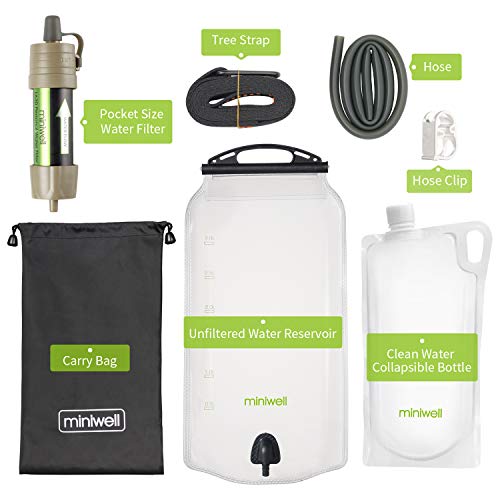 Filter Straw Water Purification System for Hiking