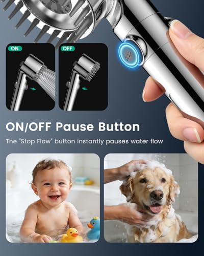 Filtered Shower Head with Handheld 3PCS Filters ShowerHead