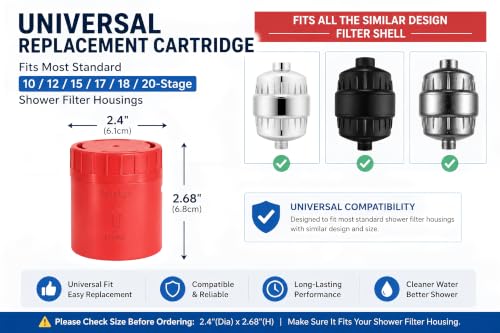 Universal Shower Filter Replacement Cartridge