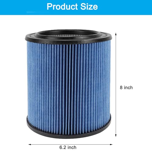 17907 Cartridge Filter for Craftsman Shop Vac 5 to 20 Gallon