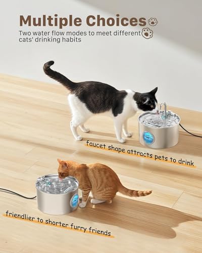 Cat Water Fountain Stainless Steel