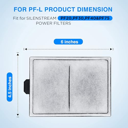 8 Packs PF L Carbon Cartridge for PF20 (8 Count)