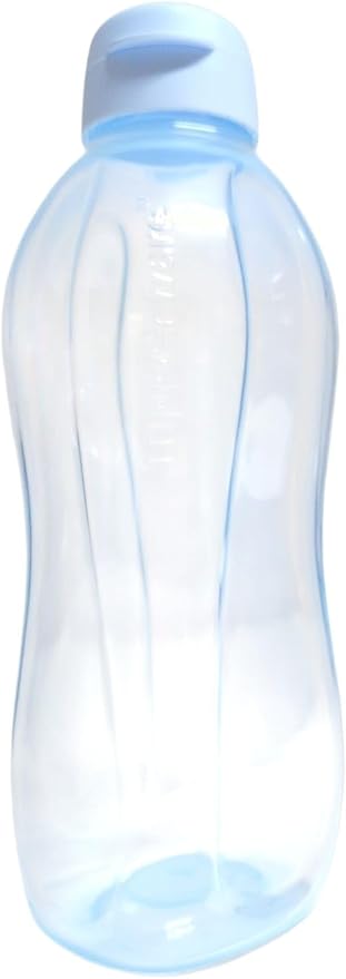 Tupperware to Go Eco Easy 2.0 Litre Bottle XXL Water Bottle with Clip Closure Flip Top 2000 ml Ice Blue