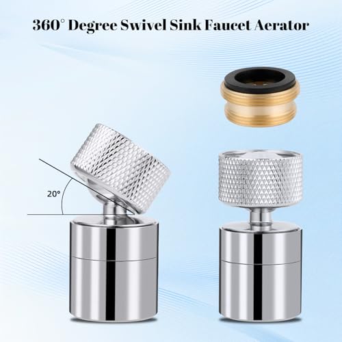 Dual function Solid Faucet Aerator