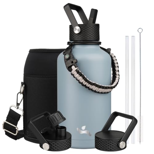 64 oz Insulated Stainless Steel Water Bottle Jug with Handle