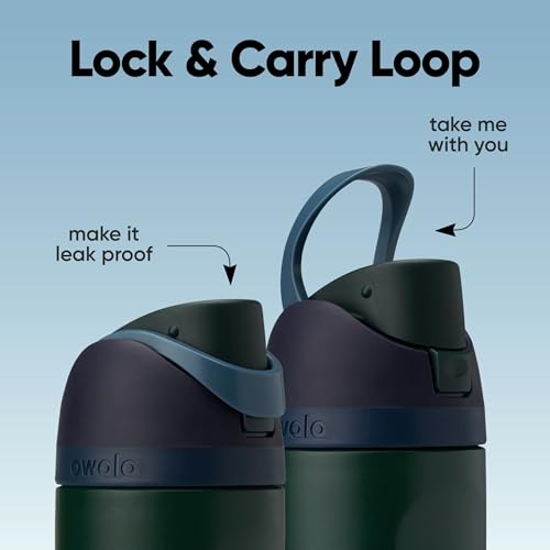 FreeSip Stainless Steel Water Bottle 24 oz Lost Signal