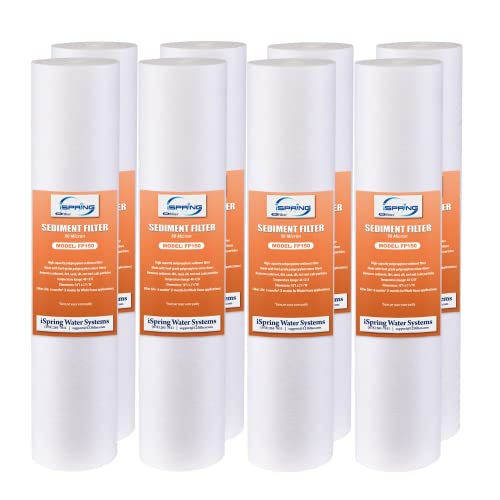 FP150X8 10"x2.5" Universal Sediment Water Filter Replacement Cartridges (8 Count)