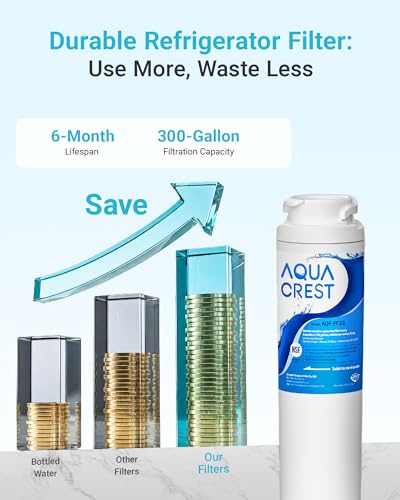 MSWF NSF 42&372 Refrigerator Water Filter (3 Count)