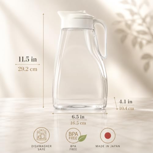 Large Water Pitcher for Fridge & Refrigerator