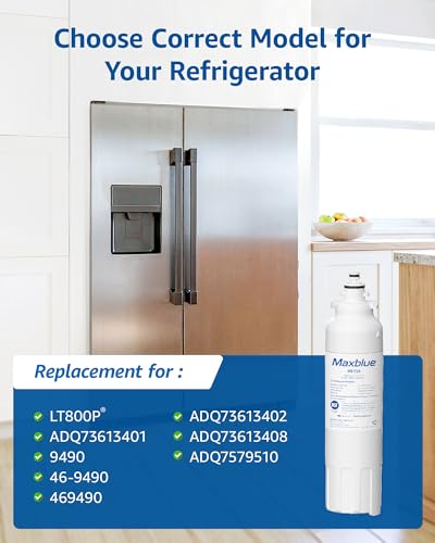 MB F20 Refrigerator Water Filter Replacement for LG® LT800P® 3 Pack (3 Count)