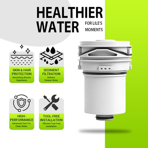 Shower Filter Cartridges Compatible with Delta Clarifi (3 Count)
