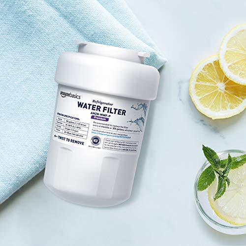 Replacement Water Filter Cartridge Compatible with GE MWF Refrigerator (2 Count)
