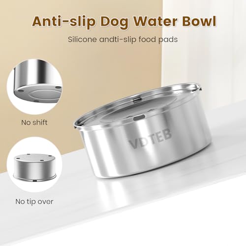 Dog Water Bowl No Spill