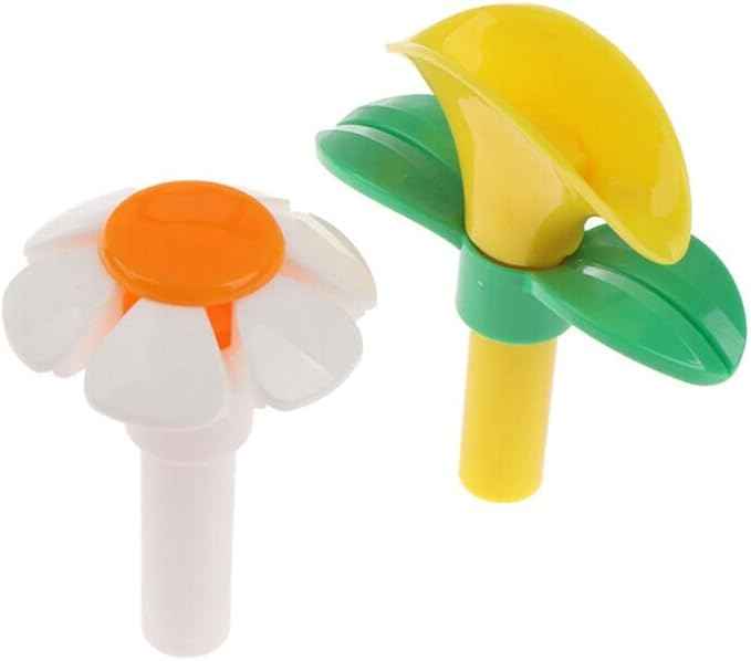 gofidin 2PCS Cat Fountain Replacement Flower Nozzle Head for Round Cubic Top Water Dispen