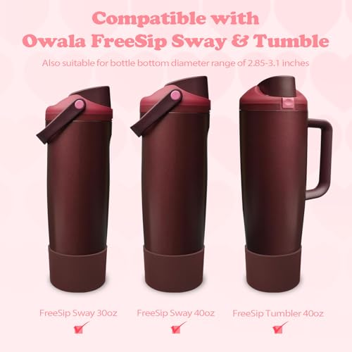 Silicone Boot for Owala 30oz & 40oz FreeSip Sway Bottles & Tumblers