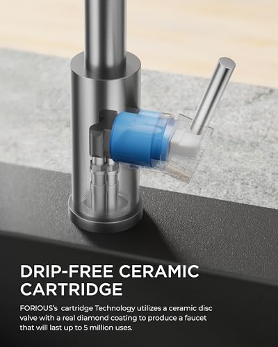 Kitchen Faucet with Soap Dispenser