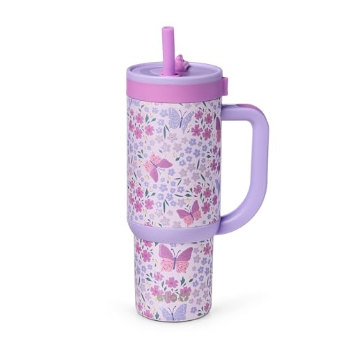 Oasis 18oz Insulated Stainless Steel Kids Tumbler with Straw