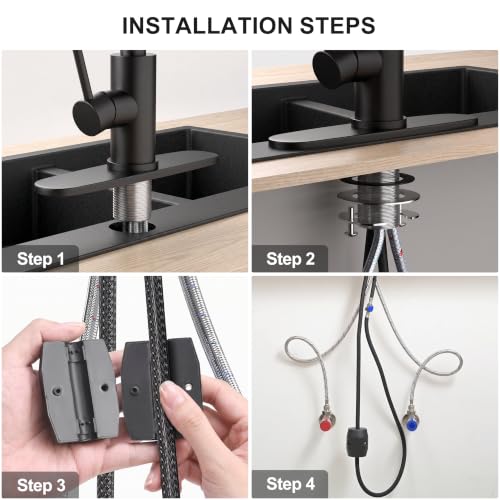Kitchen Faucet with Pull Down Sprayer
