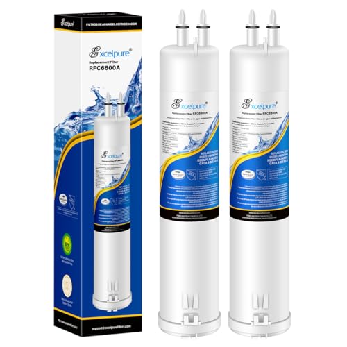 RFC6600A Refrigerator Water Filter Replacement for EDR3RXD1 (2 Count)