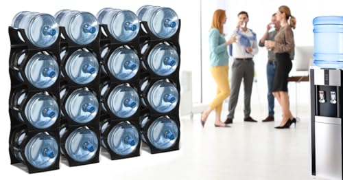 Stackable Water Bottle Storage Rack Best Water Jugs 5 Gallon Organizer. Jug Holder for Kitchen