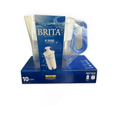 Large Water Filter Pitcher with 2 Standard Filters