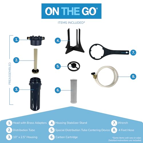 Portable 16 000 Grain RV Double Water Softener