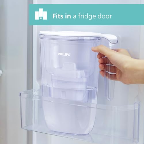 Water Filter jug + 4 Replacement Filter cartridges Softening + Up to 50% Reduction in Water Hardness