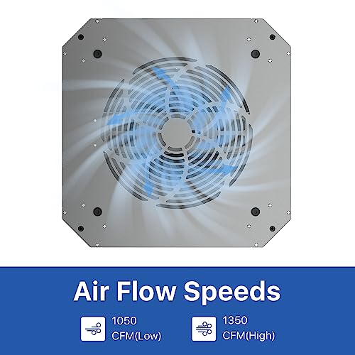 360 Degree Intake Air Filtration System for Woodworking (1350 CFM)