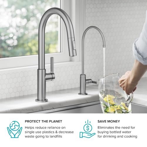 Oletto Single Handle Drinking Water Filter Faucet for Water Filtration System in Spot