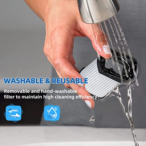 6 Pack Replacement Fabric Filter Compatible with Shark Cordless (6 Count)