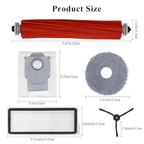 Accessories Kit for Roborock Qrevo S