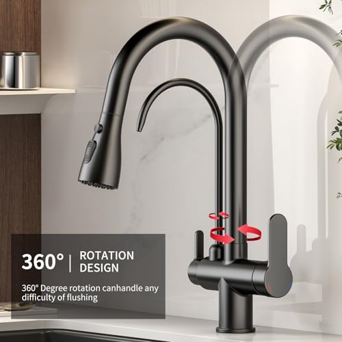 Kitchen Sink Faucet with Pull