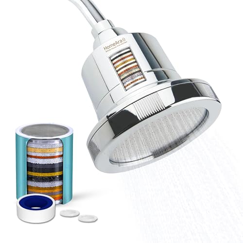 High Pressure 20 Stage Filtered Shower Head with 5 Spray Modes