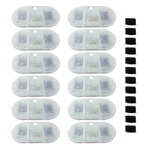 Filters for PETLIBRO 2.1L Capsule Fountain (12 Count)