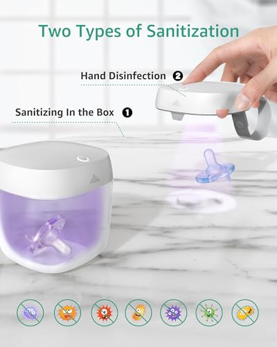Pacifier Sanitizer Case Portable on The Go for Baby